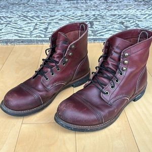 US 8D Red Wing Iron Rangers Oxblood 8119